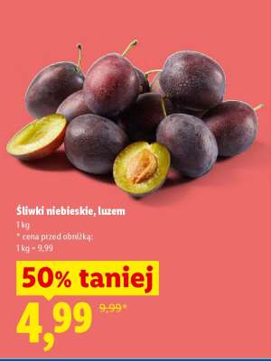 Śliwki niebieskie, luzem