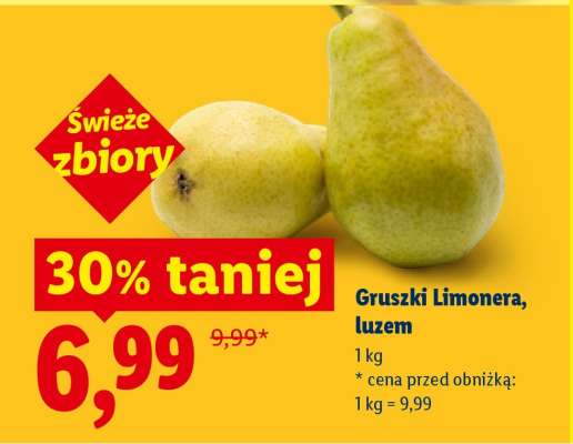 Gruszki Limonera, luzem