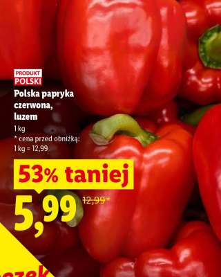 Polska papryka czerwona, luzem