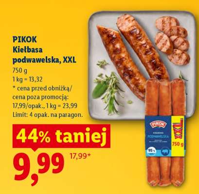 Pikok Kiełbasa podwawelska, XXL