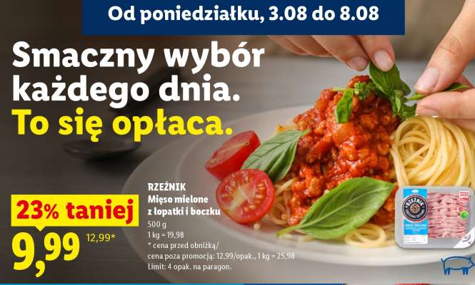 RZEŹNIK Mięso mielone z łopatki i boczku
