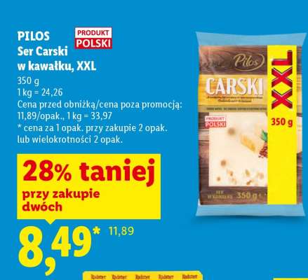 PILOS Ser Carski w kawałku, XXL