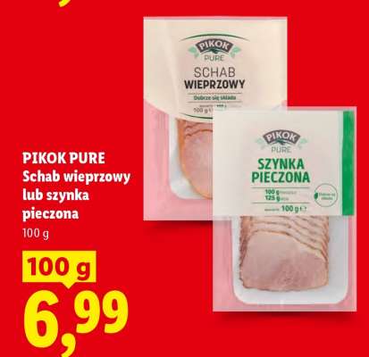 PIKOK PURE Schab wieprzowy lub szynka pieczona