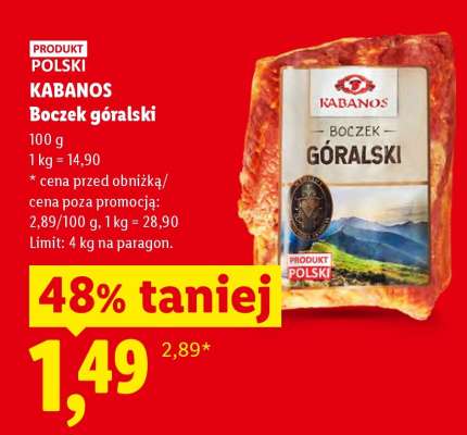 KABANOS Boczek góralski