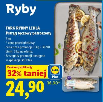 Pstrąg tęczowy – patroszony