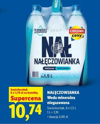 NAŁĘCZOWIANKA Woda mineralna niegazowana**