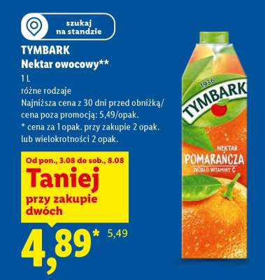 TYMBARK Nektar owocowy