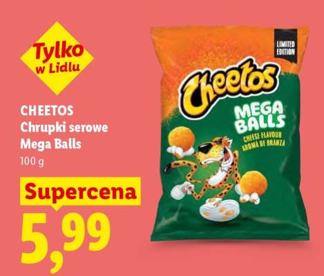 CHEETOS Chrupki serowe Mega Balls