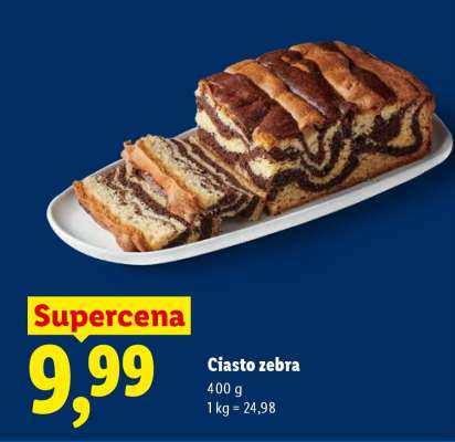 CIASTO ZEBRA*