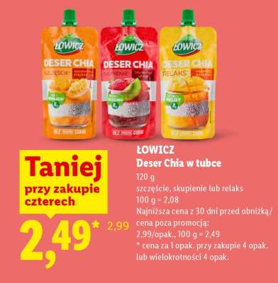 ŁOWICZ Deser Chia w tubce