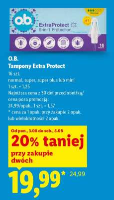 o.b. Tampony Extra Protect
