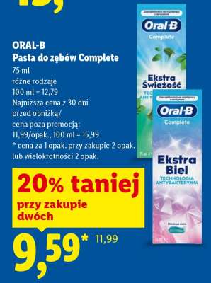 ORAL-B Pasta do zębów Complete