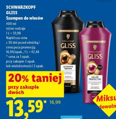 Schwarzkopf Gliss Szampon do włosów