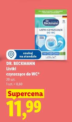 DR. BECKMANN Listki czyszczące do WC
