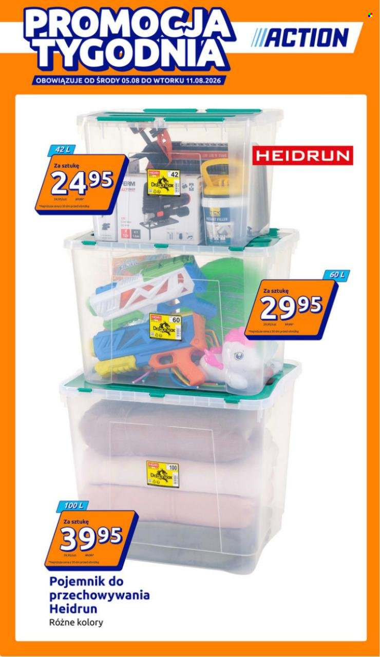 Gazetka Action - 5.08.2026 - 11.08.2026. Strona 1