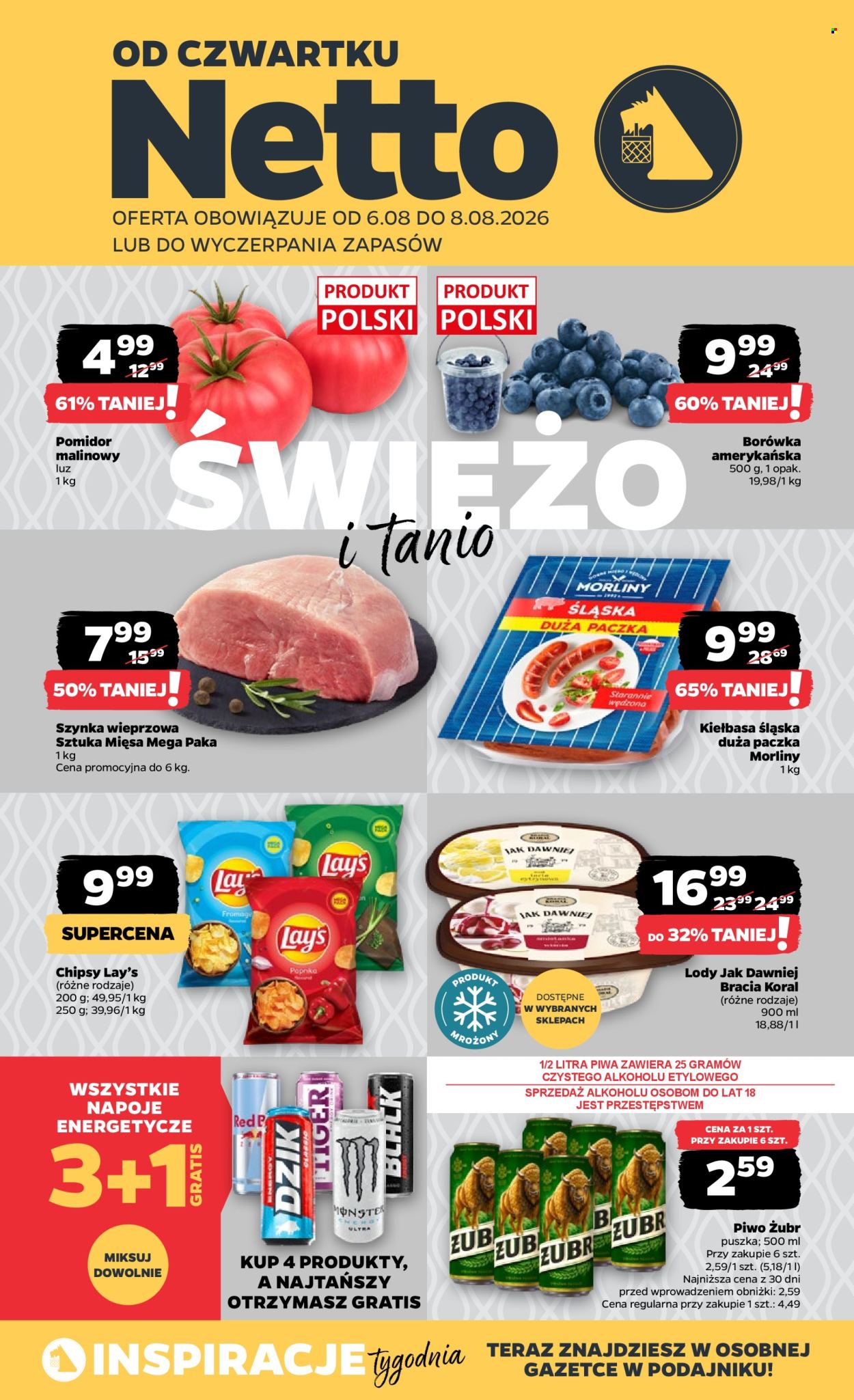 Gazetka Netto - 6.08.2026 - 8.08.2026. Strona 1