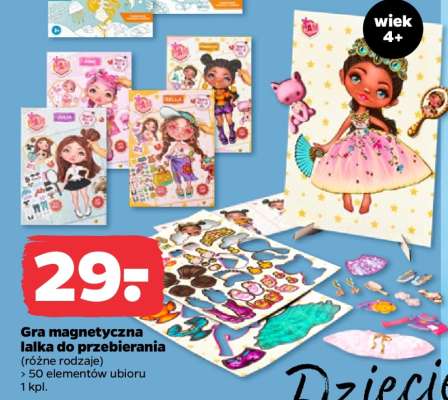Gra magnetyczna lalka do przebierania