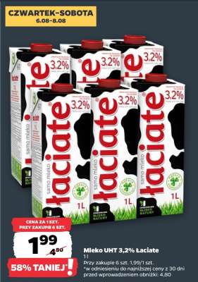 Mleko UHT 3,2% Łaciate