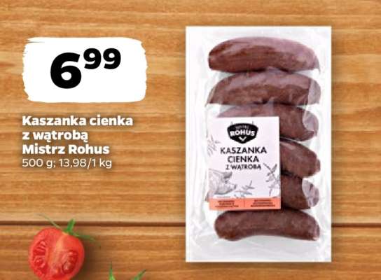 Kaszanka cienka z wątrobą Mistrz Rohus