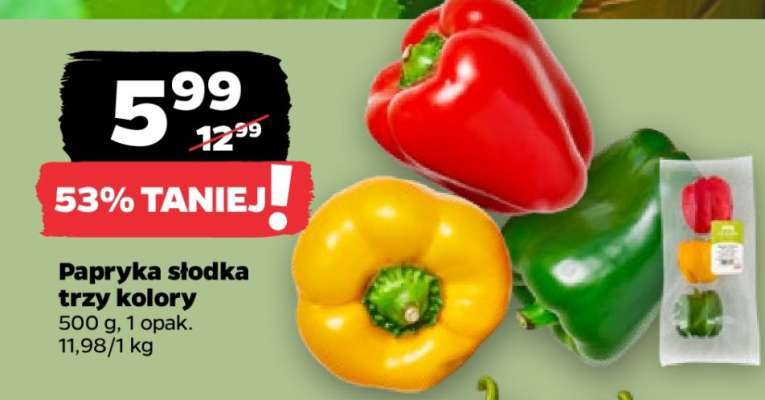 Papryka słodka trzy kolory
