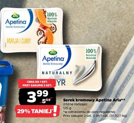 Serek Kremowy Apetina Arla