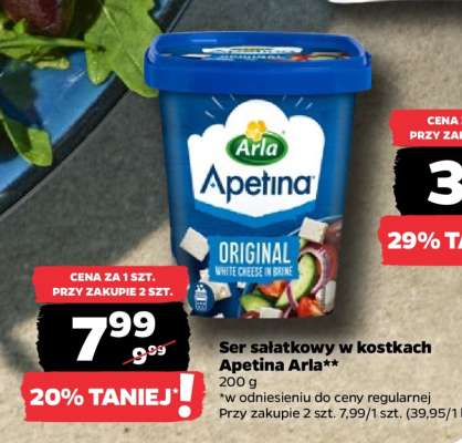 Ser sałatkowy w kostkach Apetina Arla