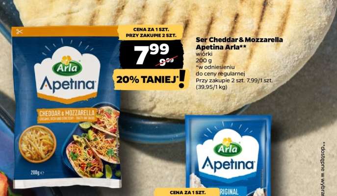 Ser Cheddar & Mozzarella Apetina Arla
