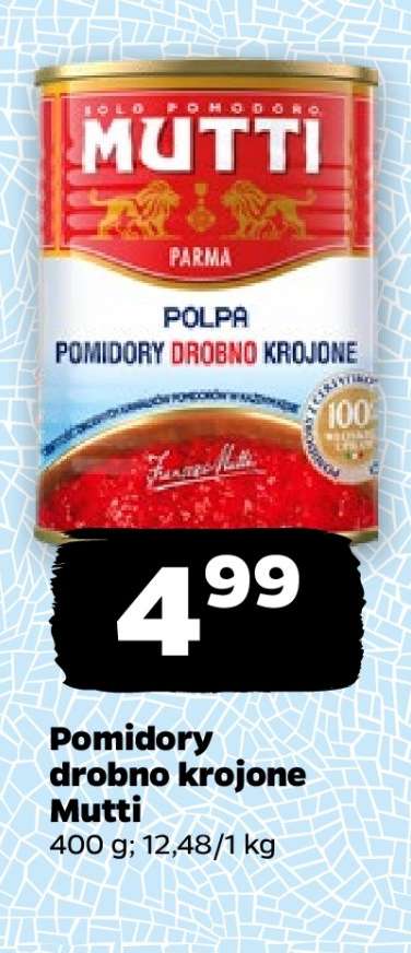 Pomidory drobno krojone MUTTI
