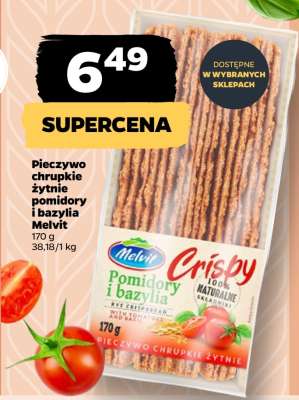 Pieczywo chrupkie żytnie pomidory i bazylia Melvit