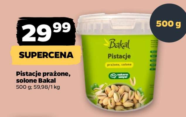 Pistacje prażone solone Bakal