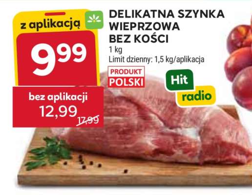 Delikatna szynka wieprzowa bez kości
