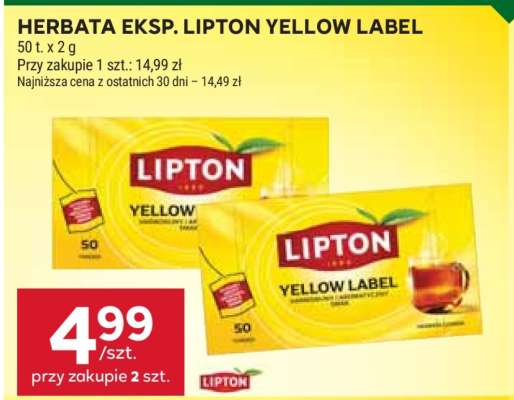 Herbata eksp. Lipton Yellow Label