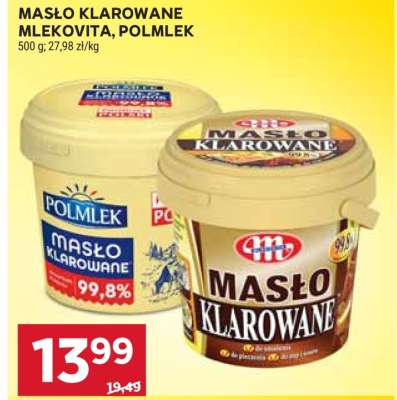 Masło klarowane Mlekovita, Polmlek