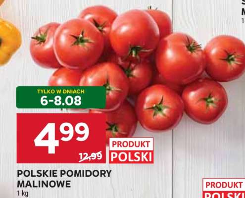 Polskie pomidory malinowe