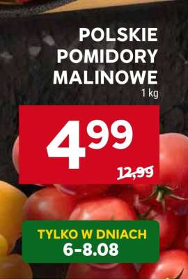Polskie pomidory malinowe