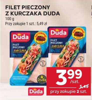 Filet pieczony z kurczaka Duda