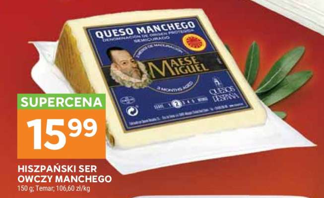 Hiszpański ser owczy Manchego