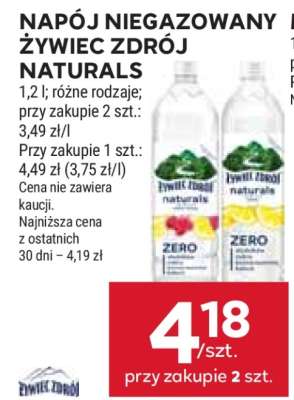Napój Niegazowany Żywiec Zdrój Naturals