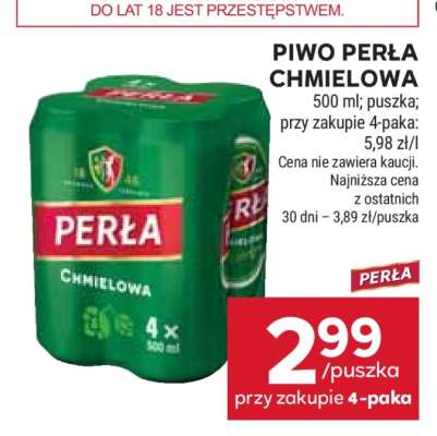 Piwo PERŁA CHMIELOWA