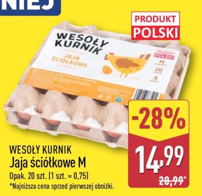 WESOŁY KURNIK Jaja ściółkowe M