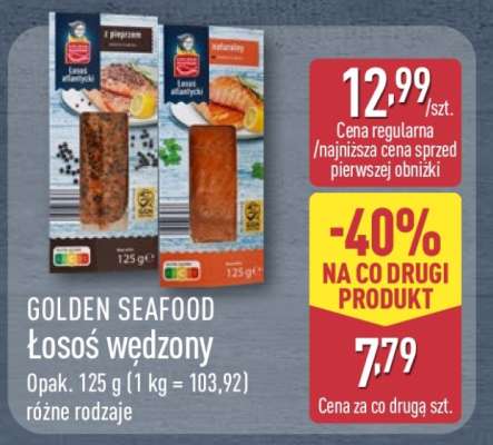 GOLDEN SEAFOOD Łosoś wędzony