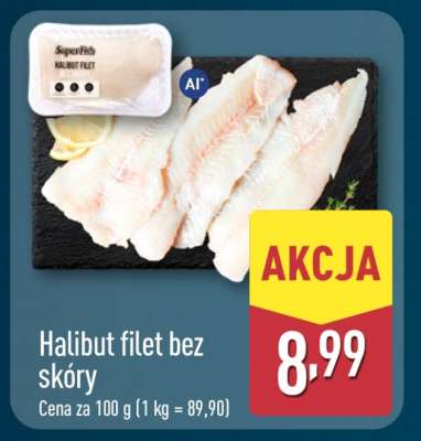 HALIBUT FILET BEZ SKÓRY