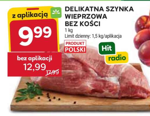 Delikatna szynka wieprzowa bez kości
