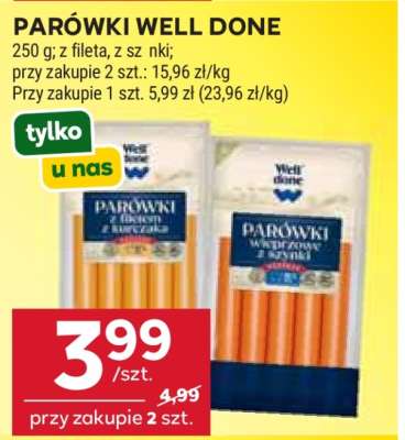PARÓWKI WELL DONE