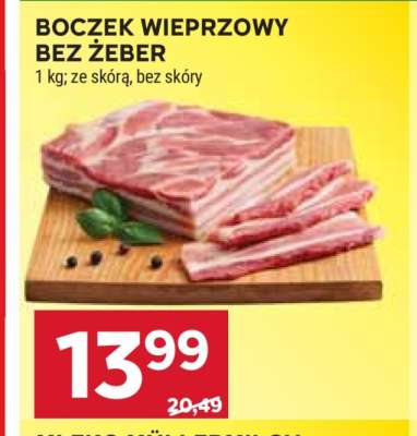 Boczek wieprzowy bez żeber