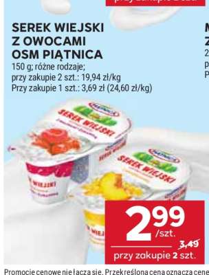 Serek wiejski z owocami OSM Piątnica