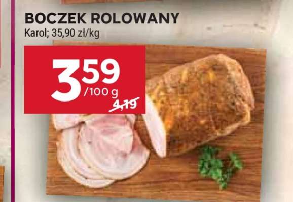 Boczek rolowany