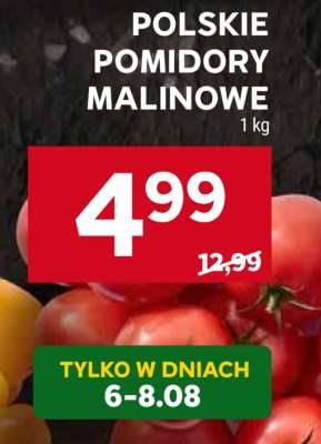 Polskie pomidory malinowe