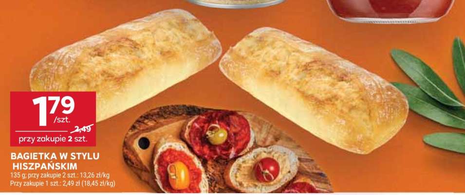 Bagietka w stylu hiszpańskim