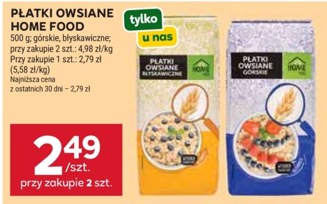 Płatki Owsiane Home Food